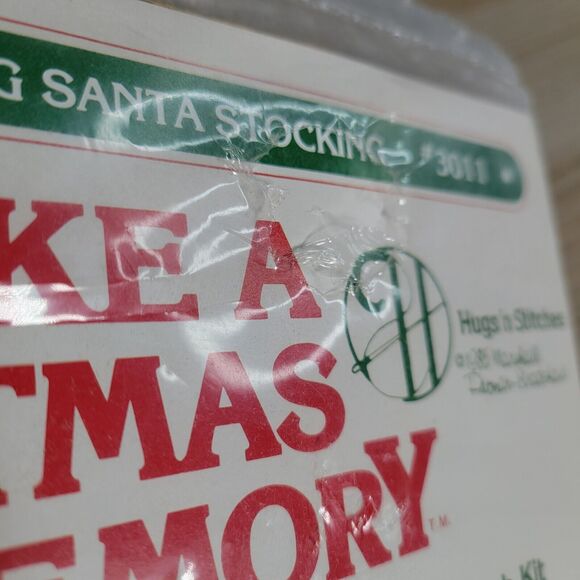 Hugs n Stitches Counted Cross Stitch 18" Stocking Christmas Memory Wee Windsomes - Picture 4 of 5